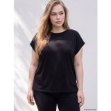 LC Waikiki LCWAIKIKI Curve Siyah Büyük Beden Oversize Bluz