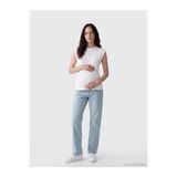 LC Waikiki LCWAIKIKI Maternity Indigo Karın Panelli Wideleg Kadın Jean Pantolon