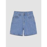 LC Waikiki LCWAIKIKI Petite Mavi Regular Fit Kadın Jean Şort