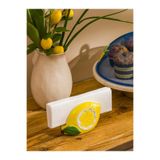 LC Waikiki Limon Figürlü Seramik Peçetelik, Sarı, 13 x 13 cm
