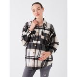 LC Waikiki Maternity Ekose Uzun Kollu Hamile Oduncu Gömlek Ceket - M - L - Siyah