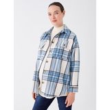 LC Waikiki Maternity Ekose Uzun Kollu Hamile Oduncu Gömlek Ceket - XS - S - Mavi