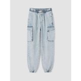 LC WAIKIKI Mavi Kargo Cepli Erkek Çocuk Jogger Jean Pantolon