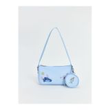 LC Waikiki Mavi Stitch Figürlü Kız Çocuk Omuz Çantası