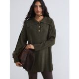 LC Waikiki Modest Haki Hırka