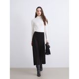 LC Waikiki Modest Siyah Beli Lastikli A Kesim Triko Etek