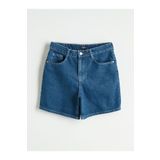 LC Waikiki Mom Fit Kadın Jean Şort