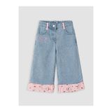 LC Waikiki Özmarka Yeni Sezon Hello Kitty Baskılı Kız Çocuk Jean Pantolon