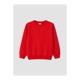 LC Waikiki Peak Yeni Sezon Kırmızı Bisiklet Yaka Erkek Çocuk Sweatshirt