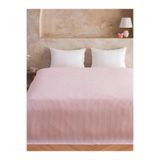 LC Waikiki Pembe Desenli Çift Kişilik Pamuklu Pike (S6)