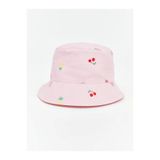 LC Waikiki Pembe Kiraz Desenli Kız Bebek Bucket Şapka