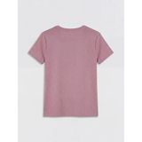 LC Waikiki Pembe V Yaka Soft Touch Kadın Tişört