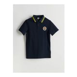 LC Waikiki Polo Yaka Fenerbahçe Baskılı Erkek Çocuk Tişört
