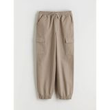 LC Waikiki Regular Fit Erkek Çocuk Jogger Pantolon (S6) - Bej - Dropsuz - 13 - 14 Yaş