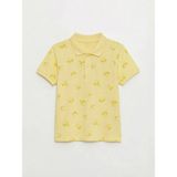 LC Waikiki Sarı Polo Yaka Erkek Çocuk Pike Tişört - 4 - 5 Yaş