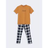 Lc Waıkıkı Sarı Standart Kalıp Erkek Pijama Takımı