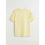 LC Waikiki Sarı Stitch Baskılı Kız Çocuk Tişört - 10 - 11 Yaş
