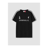 LC Waikiki Siyah Bisiklet Yaka Liverpool Erkek Çocuk Tişört