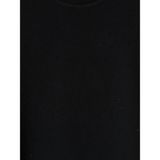 LC Waikiki Siyah Bisiklet Yaka Taşlı Kadın Tişört - 4XL
