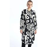 LC Waikiki Siyah Desenli Kadın Gömlek Tunik - 38