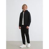 LC Waikiki Siyah Kapüşonlu Erkek Ceket - XL