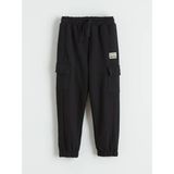 LC Waikiki Siyah Kargo Cepli Erkek Çocuk Jogger Eşofman Altı (S6) - 3 - 4 Yaş - Black