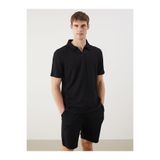 LC Waikiki Siyah Polo Yaka Erkek Tişört