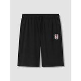 Lc Waıkıkı Siyah Regular Fit Beşiktaş Baskılı Erkek Pijama Alt