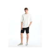 LC Waikiki Siyah Slim Fit Erkek Şort