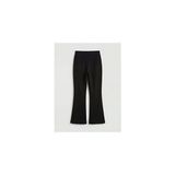 LC Waikiki Siyah Taş Detaylı Kız Çocuk Ispanyol Paça Tayt - Black - 10 - 11 Yaş