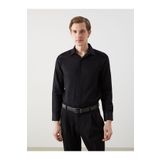 LC Waikiki Slim Fit Uzun Kollu Armürlü Erkek Gömlek
