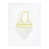 LC Waikiki UV Korumalı Çiçek Nakışlı Kız Çocuk Bikini