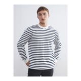 LC Waikiki Vizyon Yeni Sezon Çizgili Uzun Kollu Erkek Sweatshirt