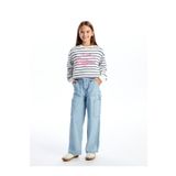 LC Waikiki Wideleg Kız Çocuk Kargo Jean Pantolon