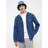 LC Waikiki Xsıde Standart Kalıp Erkek Jean Ceket - Dropsuz - M - Blue
