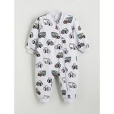 Lc Waikiki Yeni Sezon 1.6 Tog Bisiklet Yaka Uzun Kollu Erkek Bebek Tulum - Gri - 2 - 3 Yaş