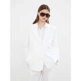 Lc Waikiki Yeni Sezon %100 Keten Kadın Blazer Ceket - 40 - Ekru