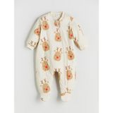 Lc Waikiki Yeni Sezon 2.5 Tog Bisiklet Yaka Uzun Kollu Erkek Bebek Uyku Tulumu - Ekru - 3 - 6 Ay