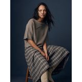 Lc Waikiki Yeni Sezon Asimetrik Yaka Oversize Kadın Triko Kazak - Bej - M - L
