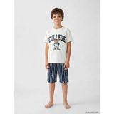 Lc Waikiki Yeni Sezon Ayı Teddy Baskılı Erkek Çocuk Şortlu Pijama Takımı - 9 - 10 Yaş - Ekru
