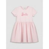 Lc Waikiki Yeni Sezon Barbie Baskılı Kız Çocuk Tütü Elbise - Pembe - 4 - 5 Yaş