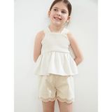 Lc Waikiki Yeni Sezon Basic Askılı Kız Çocuk Bluz - Bej - 1 - 2 Yaş