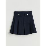 Lc Waikiki Yeni Sezon Basic Gabardin Kız Çocuk Etek - Lacivert - 8 - 9 Yaş