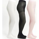 Lc Waikiki Yeni Sezon Basic Kız Çocuk Ince Külotlu Çorap 3'lü - 9 - 10 Yaş - Pembe