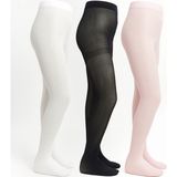 Lc Waikiki Yeni Sezon Basic Kiz Cocuk Ince Kulotlu Corap 3'lu - S57564Z4 - Pembe - 7 - 8 Yaş