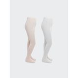Lc Waikiki Yeni Sezon Basic Kız Çocuk Külotlu Çorap 2'li - 3 - 4 Yaş - Pembe