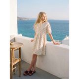Lc Waikiki Yeni Sezon Bebe Yaka Çiçekli Kız Çocuk Elbise - 10 - 11 Yaş