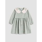 Lc Waikiki Yeni Sezon Bebe Yaka Ekose Kız Çocuk Elbise - 2 - 3 Yaş