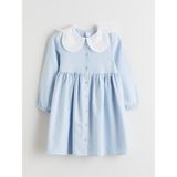 Lc Waikiki Yeni Sezon Bebe Yaka Kız Bebek Elbise - 2 - 3 Yaş - Mavi