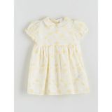 Lc Waikiki Yeni Sezon Bebe Yaka Nakışlı Kız Bebek Elbise - 6 - 9 Ay - Ekru